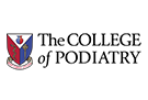 The college of podiatry logo