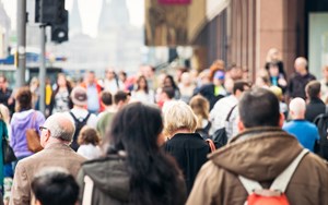 a crowded street